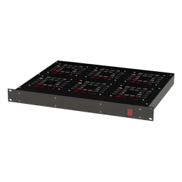 Ventilador para Rack 19" con 6 Abanicos. Entrada: 110 Vca