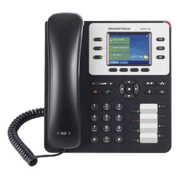 Teléfono IP Empresarial de 3 Líneas con 4 teclas de función, 8 teclas de extensión BLF y conferencia de 4 vías. PoE