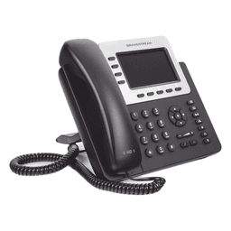 Teléfono IP Empresarial para 4 líneas. Puede agregar hasta 160 BLF (teclas de marcación rápida) con cuatro GXP2200EXT
