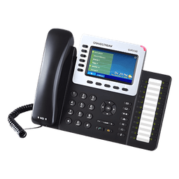 Teléfono IP Empresarial de 6 Líneas con Pantalla a Color y Audio HD, PoE