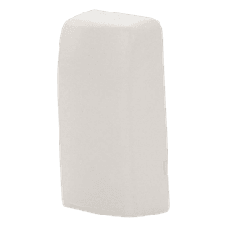 Caja de Montaje en Superficie, Para 2 Módulos Keystone, Color Blanco Mate