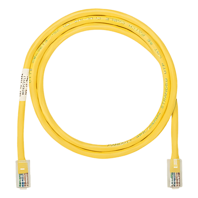 Cable de Parcheo UTP Categoría 5e, con Plug Modular en Cada Extremo - 1 Metro (3.28 Pies) - Amarillo