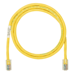 Cable de Parcheo UTP Categoría 5e, con Plug Modular en Cada Extremo - 1.5 Metros (4.92 Pies) - Amarillo