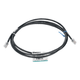 Cable de Parcheo UTP Categoría 5e, con Plug Modular en Cada Extremo - 2 Metros (6.56 Pies) - Negro