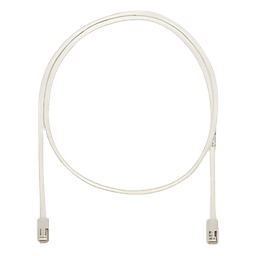 Cable de Parcheo UTP Categoría 5e, con Plug Modular en Cada Extremo - 2 Metros (6.56 Pies) - Blanco Mate