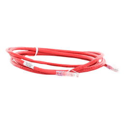 Cable de Parcheo UTP Categoría 6, con Plug Modular en Cada Extremo - 3 Metros (9.84 Pies) - Rojo