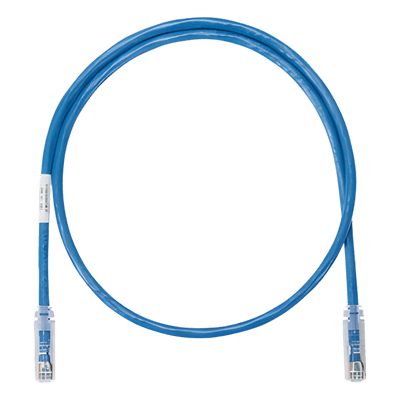 Cable de Parcheo UTP Categoría 6, con Plug Modular en Cada Extremo - 4.3 Metros (14.11 Pies) - Azul
