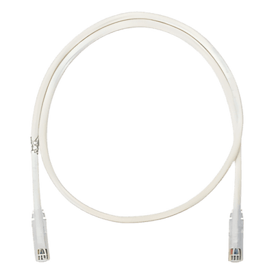 Cable de Parcheo UTP Categoría 6, con Plug Modular en Cada Extremo - 1.5 Metros (4.92 Pies) - Blanco Mate