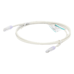 Cable de Parcheo UTP Categoría 6, con Plug Modular en Cada Extremo - 1.5 Metros (4.92 Pies) - Blanco Mate