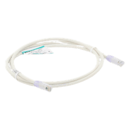 Cable de Parcheo UTP Categoría 6, con Plug Modular en Cada Extremo - 1.5 Metros (4.92 Pies) - Blanco Mate