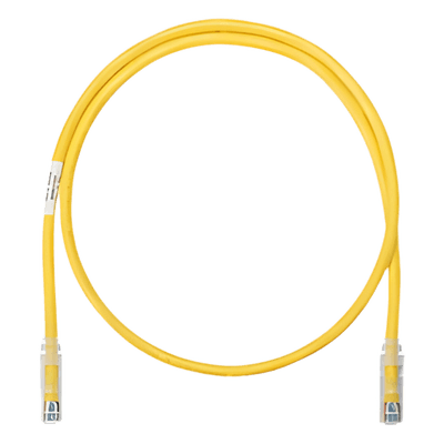 Cable de Parcheo UTP Categoría 6, con Plug Modular en Cada Extremo - 1.5 Metros (4.92 Pies) - Amarillo