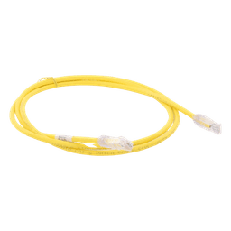 Cable de Parcheo UTP Categoría 6, con Plug Modular en Cada Extremo - 1.5 Metros (4.92 Pies) - Amarillo