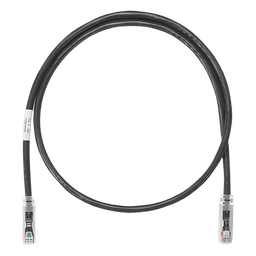 Cable de Parcheo UTP Categoría 6, con Plug Modular en Cada Extremo - 2 Metros (6.56 Pies) - Negro