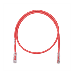 Cable de Parcheo UTP Categoría 6, con Plug Modular en Cada Extremo - 2 Metros (6.56 Pies) - Rojo