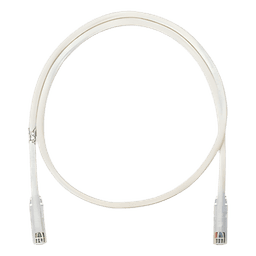 Cable de Parcheo UTP Categoría 6, con Plug Modular en Cada Extremo - 2 Metros (6.56 Pies) - Blanco Mate