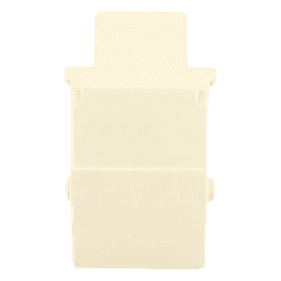 Módulo de Tapa Ciega (Inserto Ciego), Tipo Keystone, Color Marfil, 1 Pieza