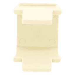 Módulo de Tapa Ciega (Inserto Ciego), Tipo Keystone, Color Marfil, 1 Pieza