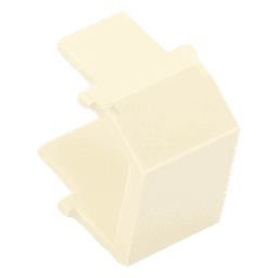 Módulo de Tapa Ciega (Inserto Ciego), Tipo Keystone, Color Marfil, 1 Pieza