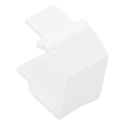 Módulo de Tapa Ciega (Inserto Ciego), Tipo Keystone, Color Blanco, 1 Pieza