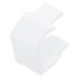 Módulo de Tapa Ciega (Inserto Ciego), Tipo Keystone, Color Blanco, 1 Pieza