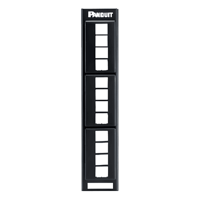 Panel de Parcheo Modular Keystone (Sin Conectores), de Montaje en Pared Usando Accesorio Wb89d, 12 Puertos