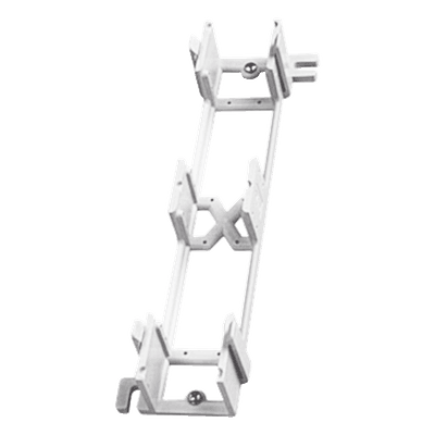 Montaje de Pared para Panel de Parcheo de 12 Puertos, Color Blanco