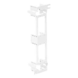 Montaje de Pared para Panel de Parcheo de 12 Puertos, Color Blanco
