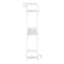 Montaje de Pared para Panel de Parcheo de 12 Puertos, Color Blanco