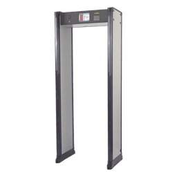 Arco Detector de Metales de 6 Zonas con Anclaje para Fijarse al Piso. Incluye Sensor IR para evitar falsas Alarmas / Certificado por la Administración Federal de Aviación de EE. UU. (FAA)