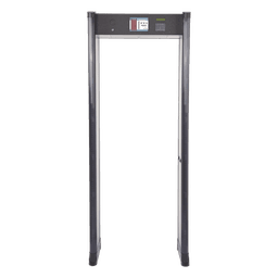 Arco Detector de Metales de 6 Zonas con Anclaje para Fijarse al Piso. Incluye Sensor IR para evitar falsas Alarmas / Certificado por la Administración Federal de Aviación de EE. UU. (FAA)