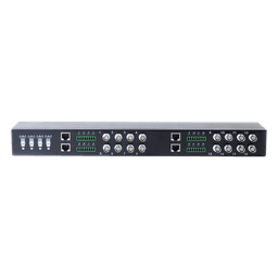 (TRANCEPTOR) RECEPTOR DE VIDEO PASIVO DE 16 CANALES / Resolución 4K / Compatible con cable UTP Cat 5e/6 / Compatible con HD-TVI/CVI/AHD/CVBS / TODO INCLUIDO PARA RACK / Protección Interconstruida contra sobretensión.