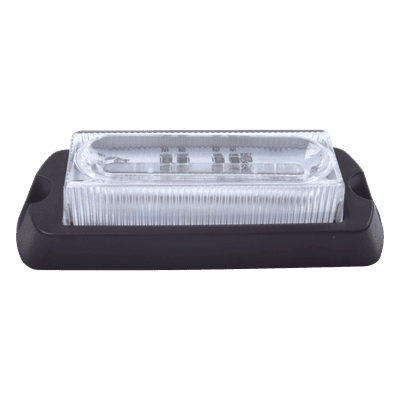 Luz Auxiliar Ultra Brillante X13 de 4 LEDs, Color Azul, con mica transparente