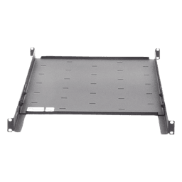 Charola Ajustable para Rack de 19" de 4 postes de 1 Unidad de Espacio. Profundidad de 633 a 816 mm