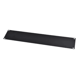 Tapa Ciega para Rack de 19in,  de 2UR, Color Negro