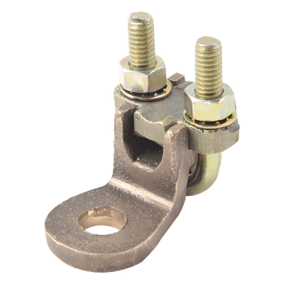 Conector de Bornes de 1/2" a Cable de Calibre 1/0 (cero) a 250 KCM.