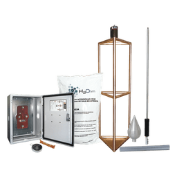 Kit de Pararrayo con Punta con Diámetro de Protección de 300 metros. 