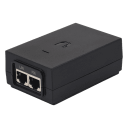 Adaptador PoE Ubiquiti de 24 VDC, 1.25 A con puerto Gigabit