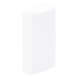 Tapa final en color blanco de PVC auto extinguible,  para canaleta TEK100 (5591-02001)