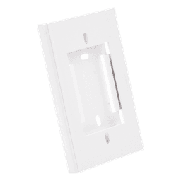 Soporte y tapa universal color blanco de PVC auto extinguible, para canaleta TEK100 (5595-10001)