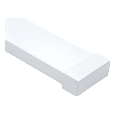 Tapa final blanca de PVC auto extinguible,  para canaleta PT48 (6190-01002) 