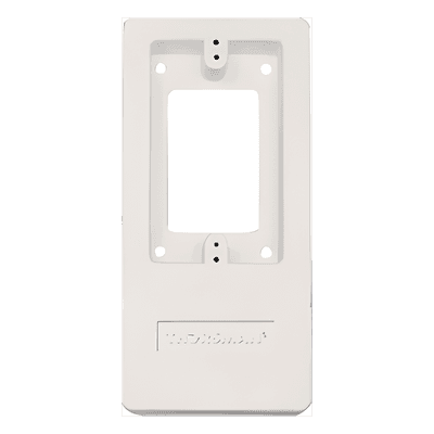 Caja de contactos color blanco de PVC auto extinguible,  para canaletas PT48 (7100-01001)