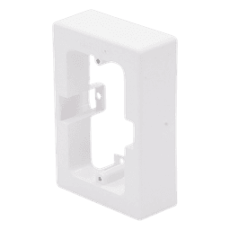 Caja Sin Fondo Universal, Color Blanco de PVC Auto Extinguible (7900-02002)