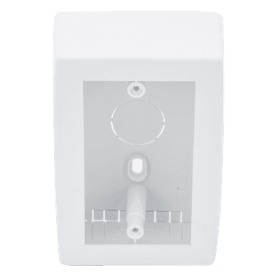 Caja de Registro Universal, Color Blanco de PVC Auto Extinguible (7902-02001)