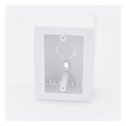 Caja de Registro Universal, Color Blanco de PVC Auto Extinguible (7902-02001)