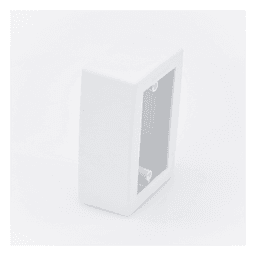 Caja de Registro Universal, Color Blanco de PVC Auto Extinguible (7902-02001)