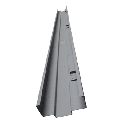 Jamba de contra galvanizada 7' 0'', 5 3/4" con preparación para pestillo derecho Compatible con puerta 5041, 5043, 5042, 5046, 5044, 5045, 5048, 5051 y 5050