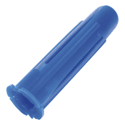 Taquete azul 3/8" para tornillo 12mm x 2" (100pzs) (1105-05100) 