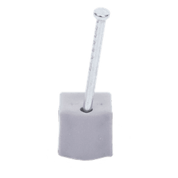 Grapa para cable redondo de 10mm color gris (100pzs) (3104-00100) 
