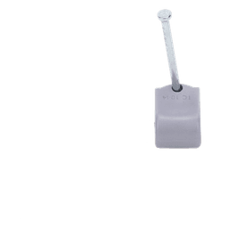Grapa para cable redondo de 10mm color gris (100pzs) (3104-00100) 