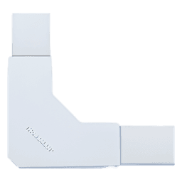 Sección en "L" color blanco de PVC auto extinguible, para canaleta TMK1720 (5230-02001)